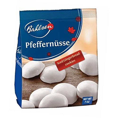 Bahlsen Pfeffernusse 2 bags Iced Gingerbread Cookies Soft gingerbread rounds covered in delicate white icing Bahlsen Pfeffernusse 2 bags Iced Gingerbread Cookies Soft gingerbread rounds covered in delicate white icing