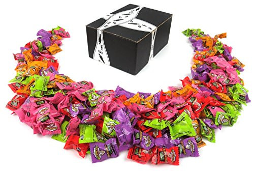 Warheads Smashups! Extreme Sour Candy  2 lb Bag in a BlackTie Box