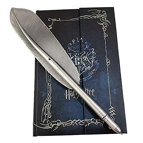2020 Harry Potter Vintage Journal and Hogwarts Pen Set - Harry Potter Journal Book Diary Book-Hard Cover Note Book-Notepad-Agenda with Feather Quill Pen for Harry Potter Fans