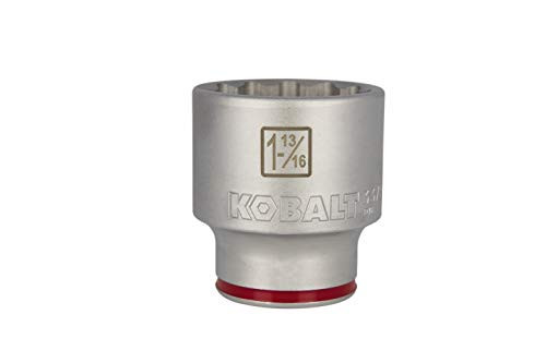 Kobalt 337862 3-4-Inch Drive x 1-13-16-Inch Shallow 12-Point Socket