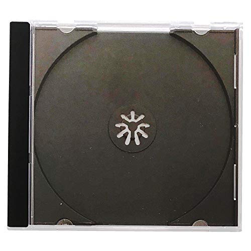 KEYIN Standard Black CD Jewel Cases - Premium  25 Pack