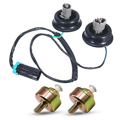 Dual Knock Sensors Wire Harness 12601822 10456603 Fits for Chevy Suburban Chevrolet Silverado Avalanche Tahoe GMC Sierra Yukon Hummer