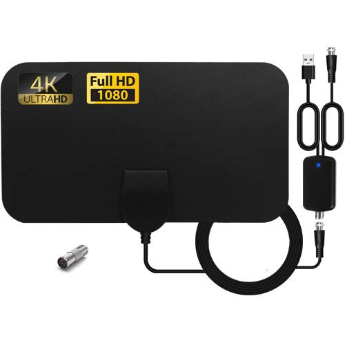 SUBSTU Indoor TV Antenna Digital HD TV Antenna with Amplifier Signal Booster Up to120 Mile Range Support 4K 1080P HD VHF UHF for Local Channels- SUBSTU Indoor TV Antenna Digital HD TV Antenna with Amplifier Signal Booster Up to120 Mile Range Support 4K 1080P HD VHF UHF for Local Channels-
