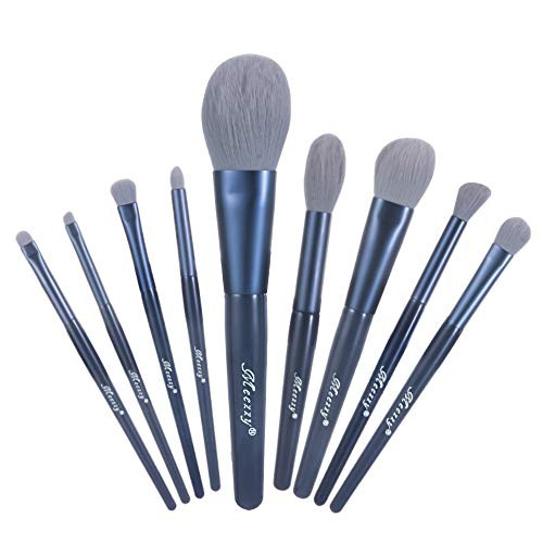 Meezzy Makeup Brushes Set 9Pcs Face Powder Brush Eyeshadow Eyeliner Premium Synthetic Cruelty-Free Professional Make Up Brush Kits Meezzy Makeup Brushes Set 9Pcs Face Powder Brush Eyeshadow Eyeliner Premium Synthetic Cruelty-Free Professional Make Up Brush Kits