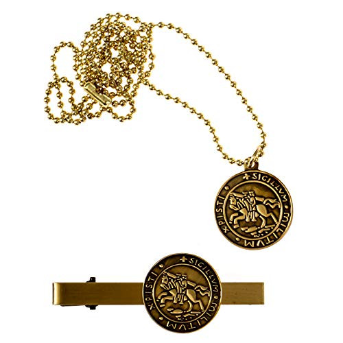 Knights Templar Seal Crusaders Solomons Temple Tie Bar Necklace Masonic Combo Pack Knights Templar Seal Crusaders Solomons Temple Tie Bar Necklace Masonic Combo Pack