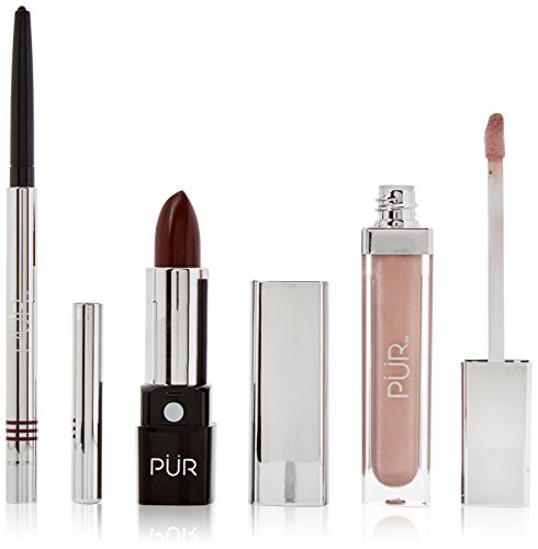 PÜR Quick Pro 3 Piece Lip Kit  Berry