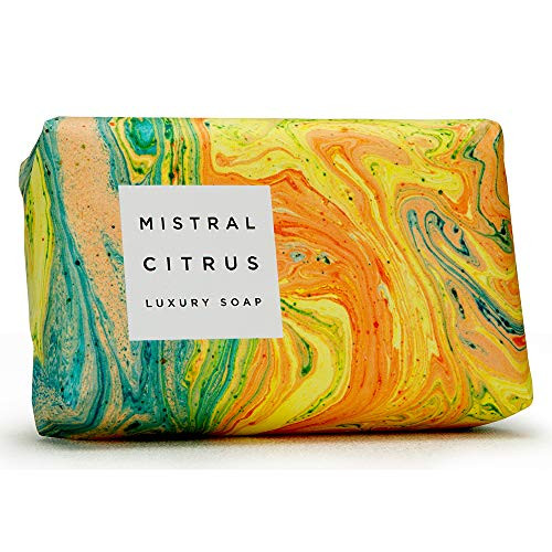 Mistral French 7 oz Bar Soap Marbles Citrus