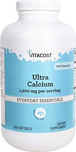 Vitacost Ultra Calcium 1200 mg with Vitamin D3 700 IU per Serving - 300 Softgels