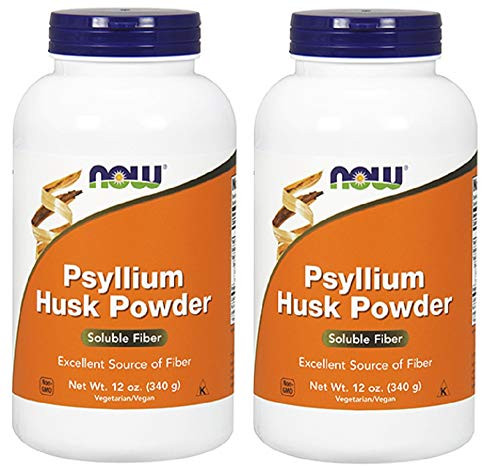 NOW Foods - Psyllium Husk Powder 12 oz Pack of 2