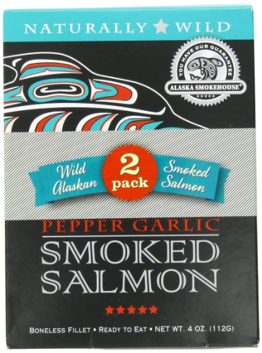 Alaska Smokehouse Smoked Salmon Duo Original  Sockeye  4 Ounce