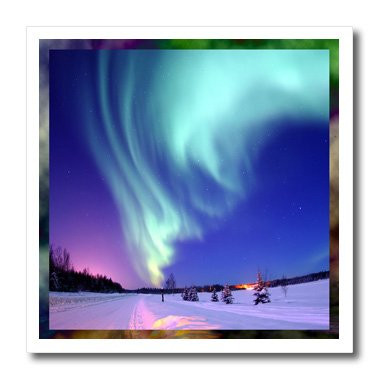 3dRose ht216743 Alaska Portarlicht Iron on Heat Transfer for White Material  10 by 10-Inch