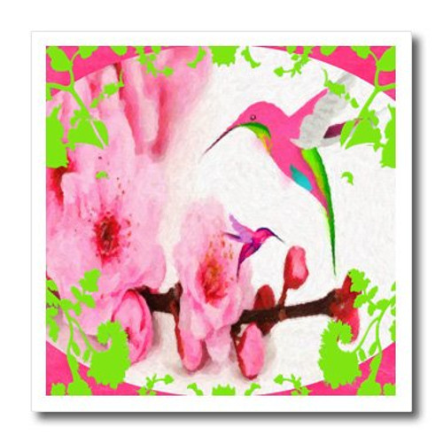3dRose ht212583 Flowers and Hummingbirds Iron on Heat Transfer for White Material 10 by 10-Inch 3dRose ht212583 Flowers and Hummingbirds Iron on Heat Transfer for White Material 10 by 10-Inch