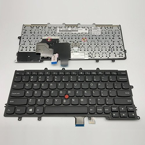 Sierra Blackmon Replacement Keyboard for Lenovo IBM Thinkpad X230S X240 X240S X240I X250 X260 12.5 Inch Laptop No Backlight