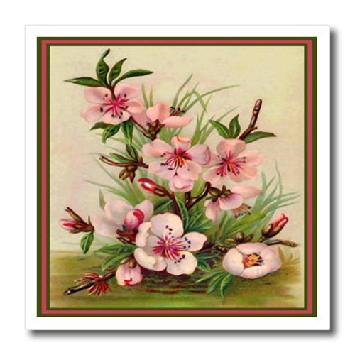 3dRose ht74343 Pink Floral-Iron on Heat Transfer for White Material 10 by 10-Inch 3dRose ht74343 Pink Floral-Iron on Heat Transfer for White Material 10 by 10-Inch