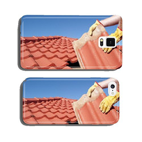 Construction worker tile roofing repair house cell phone cover case iPhone6
