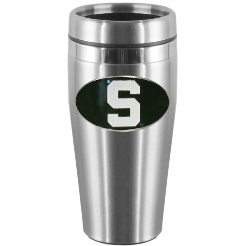 NCAA Michigan State Spartans Steel Travel Mug