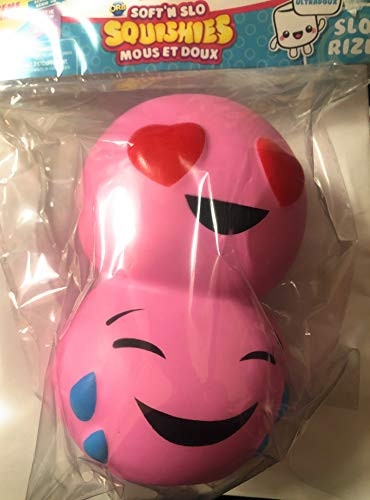 Soft N Slo Squishies ORB Series 9 Xtreme Ultra Soft Slo Rize Rise Emoji Pink Laughing Crying Love Heart Eyes