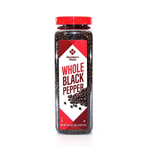Member s Mark Whole Black Peppercorns Spices   Seasonings 19-5 oz-