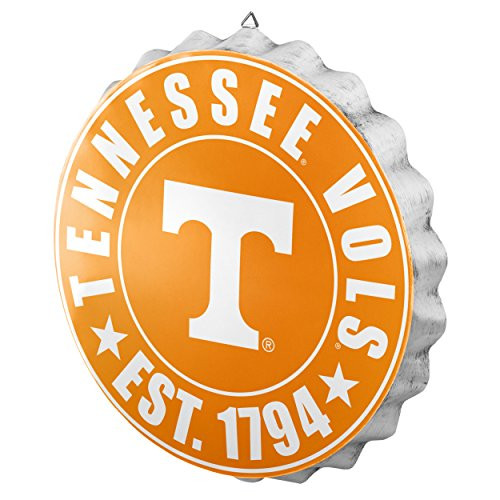 FOCO NCAA Bottle Cap Wall Sign  Tennessee Volunteers