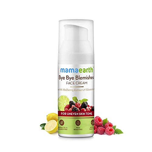 Mamaearth Bye Bye Blemishes Face Cream  For Pigmentation   Blemish Removal  With Mulberry Extract   Vitamin C - 30ml