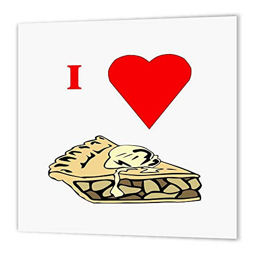 3dRose ht606543 Love Apple Pie-Iron on Heat Transfer Paper for White Material  10 by 10-Inch