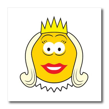 3dRose ht1037713 Screaming Scream Yellow Smiley Face-Iron on Heat Transfer for White Material  10 by 10-Inch