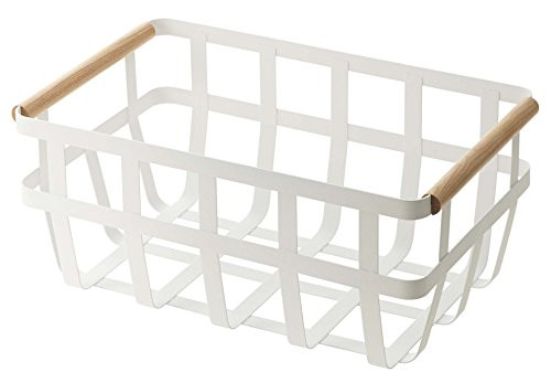YAMAZAKI home Tosca Storage Basket, Dual handle