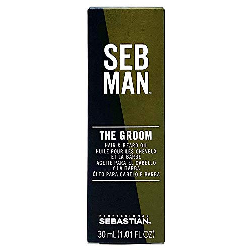 Sebastian SEB MAN The Groom Hair   Beard Oil  1-01 Fl Oz