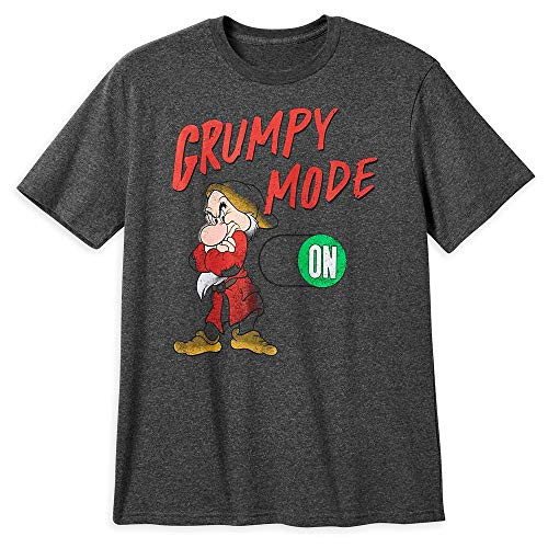 Disney Grumpy T-Shirt for Men - Snow White and The Seven Dwarfs - Size M
