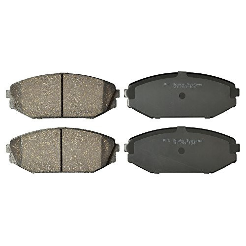 KFE KFE793-104 Ultra Quiet Advanced Premium Ceramic Brake Pad FRONT Set Compatible With 1999-2004 Honda Odyssey 2001-2002 Acura MDX KFE KFE793-104 Ultra Quiet Advanced Premium Ceramic Brake Pad FRONT Set Compatible With 1999-2004 Honda Odyssey 2001-2002 Acura MDX