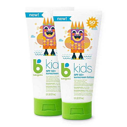 Babyganics Kids Sunscreen Lotion 50 SPF 6oz 2 Pack Packaging May Vary Babyganics Kids Sunscreen Lotion 50 SPF 6oz 2 Pack Packaging May Vary