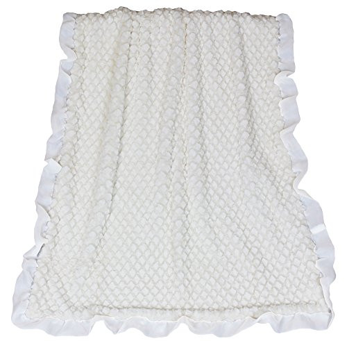 The Peanut Shell Juliette White Diamond Sherpa Blanket