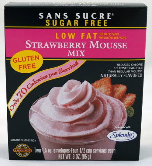San Sucre Strawberry Mousse 3-Ounce Boxes Pack of 6 San Sucre Strawberry Mousse 3-Ounce Boxes Pack of 6