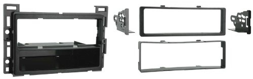 Metra Single DIN Dash Installation Kit for 2010-Up Select GM-Pontiac-Saturn Vehicles Silver Metra Single DIN Dash Installation Kit for 2010-Up Select GM-Pontiac-Saturn Vehicles Silver