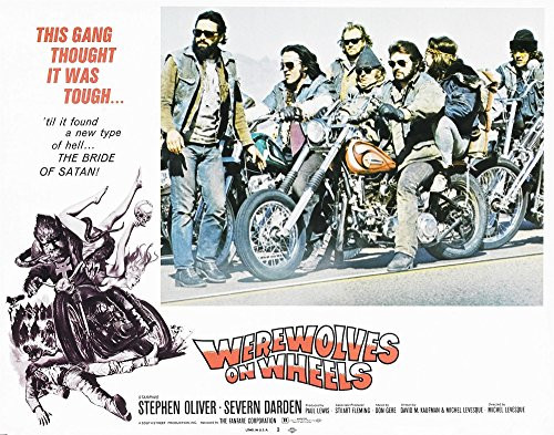Posterazzi Werewolves On Wheels Stephen Oliver Standing 1971 Movie Masterprint Poster Print  14 x 11