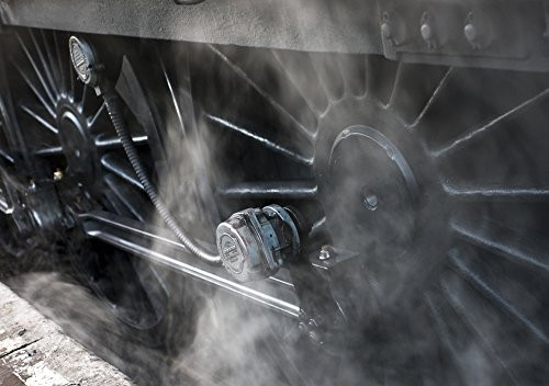 Posterazzi Close-Up Of Steam Engine Train Wheels Poster Print  17 x 12