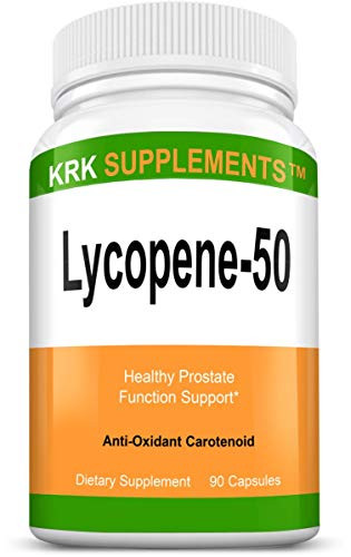 1 Bottle Lycopene 50mg 90 Capsules KRK Supplements