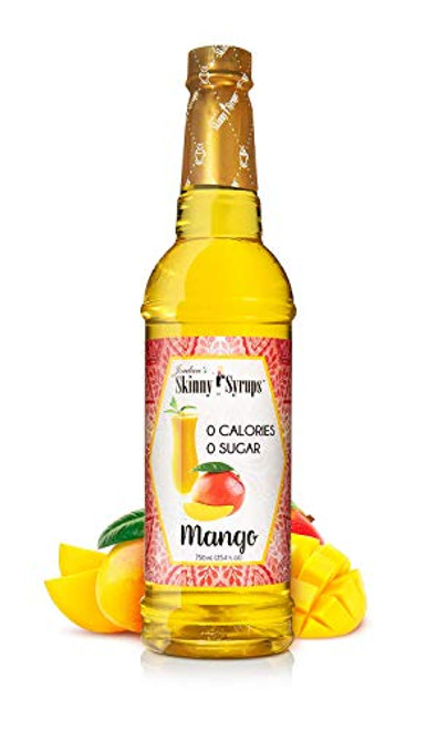 Jordans Skinny Syrups   Sugar Free Mango Syrup   Healthy Flavors with 0 Calories  0 Sugar  0 Carbs  25-4 Fl Oz Pack of 1