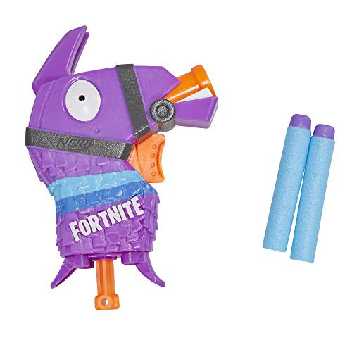 Nerf Fortnite Llama Nerf MicroShots Dart-Firing Toy Blaster and 2 Official Nerf Elite Darts for Kids  Teens  Adults