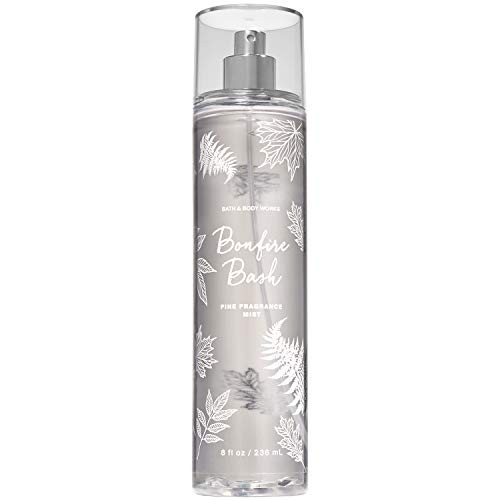 Bath and Body Works Bonfire Bash Fine Fragrance Mist 8 Ounce Gray Bottle Fall 2019 Collection
