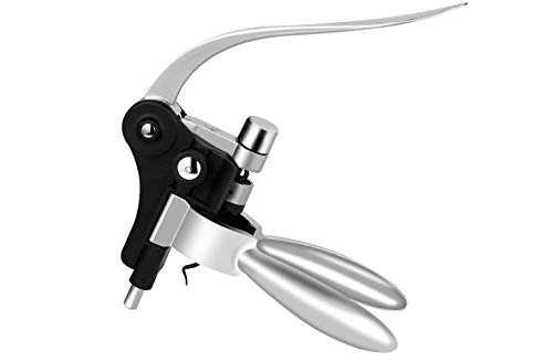 Rabbit Wine Opener Corkscrew Set With Foil Cutter and Extra Screwpull-2020 Upgraded All-In-One Wine Bottle Opener Kit - Lever Wine Opener Corkscrew Set - Wine Opener Kit