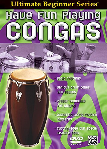 Ultimate Beginner Have Fun Playing Hand Drums  Congas  Steps One   Two DVD