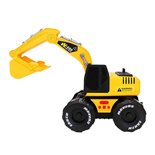 10  Assorted Bulldozer-Excavator Toy Truck Construction Sand Dump Tractor Cat Sandbox Digger Vehicles Plastic Bulldozer Caterpillar Great Gift for 3 Year Old Boys Kids Toddler