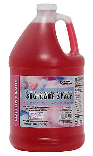 Concession Express Pure Cane Sugar Snow Cone Syrup Cotton Candy
