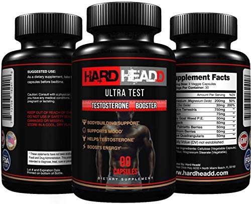 Male Testosterone Booster - Maximum Strength - Improves Mood - Stamina - Endurance - Supports Bodybuilding - Promotes Metabolism and Weight Loss