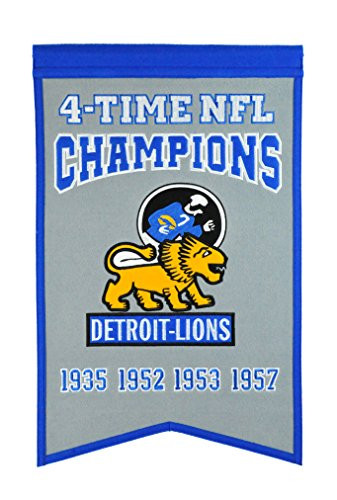 NFL Detroit Lions Champions Banner