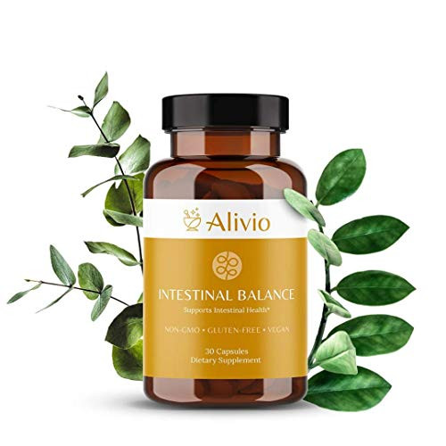 ALIVIO Intestinal Balance Supplements - 30 Capsules - Leaky Gut Repair - Restore Gut Health Supplement - Botanical Intestinal Repair Supplements - Immune and Intestinal Support for Healthy Digestion