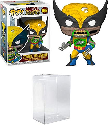 Zombie Wolverine  662 Marvel Zombies  Vinyl Figure Includes Ecotek Pop Box Protector Case