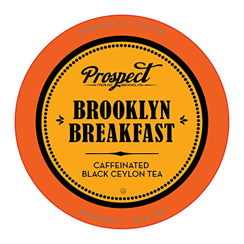 Prospect Tea Black Ceylon Tea Pods for Keurig K-Cup Makers  Brooklyn breakfast  40 count