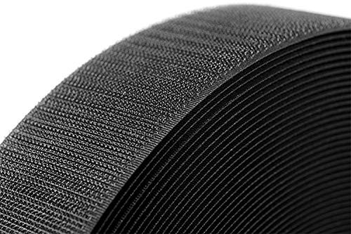 Electriduct 1-2  Self Adhesive Hook Sticky Back Tape Fabric Fastener - 100 Feet